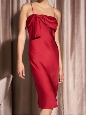HUTCH Red Bow Dress